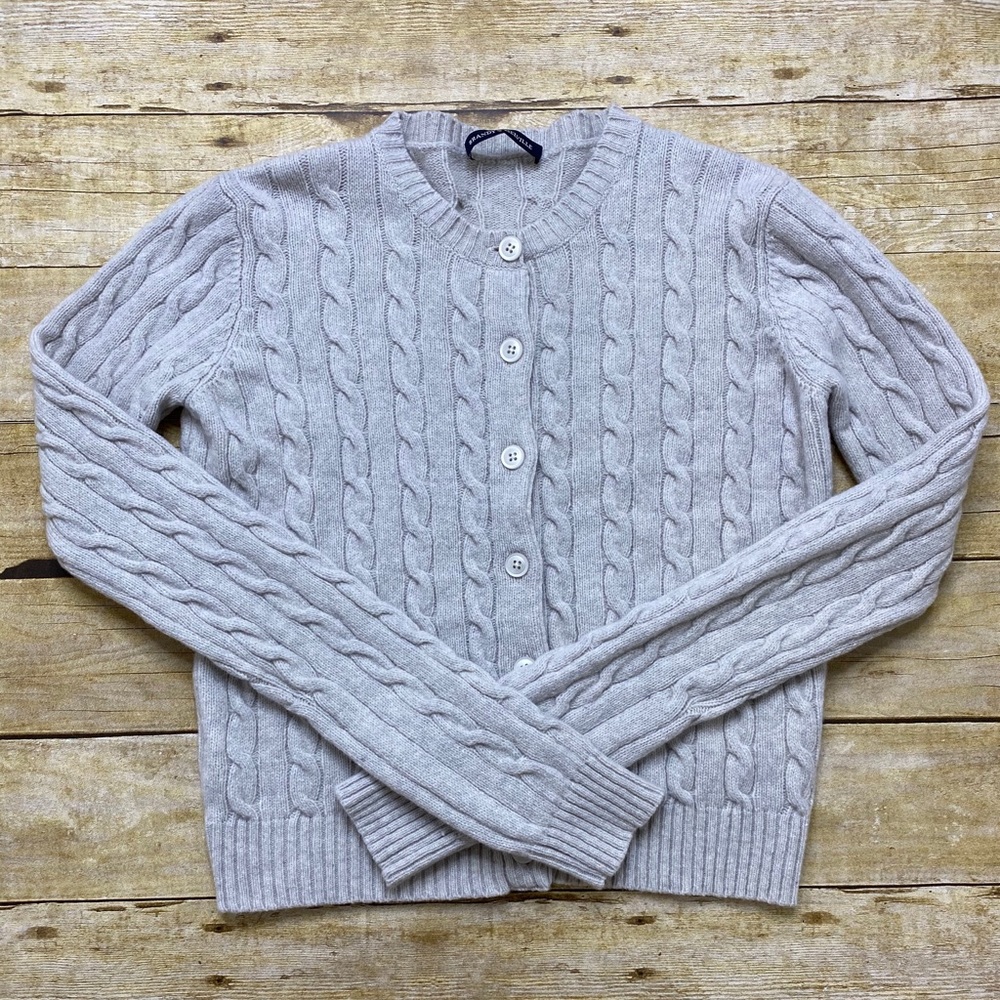 NWOT Brandy Melville wool cable knit cardigan